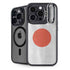 Japanese Flag Distressed iPhone 15 Pro Kickstand Case
